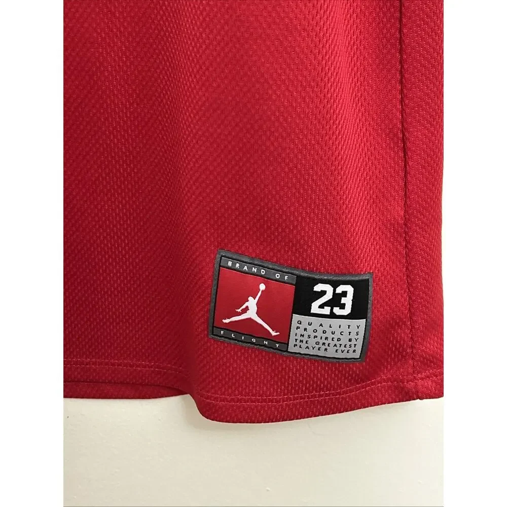 Jordan 23 Youth Basketball Jersey Dress Red Size XL 13-15Years NBA Style